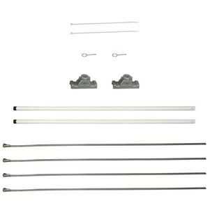 30" Single Economy Fiberglass Mounting Sets for Ave. Banners