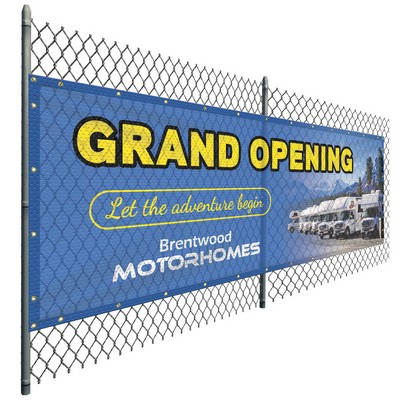 4' x 12' Polyester Mesh Banner