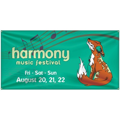 3' x 6' Custom Knitted Polyester Banner