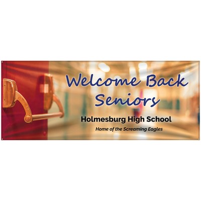 4' x 10' Custom Knitted Polyester Banner