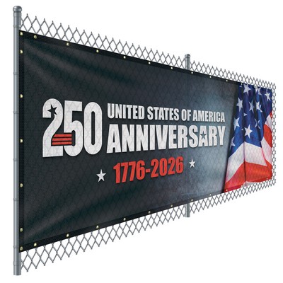 5' x 12' Premium Polyester Mesh Banner